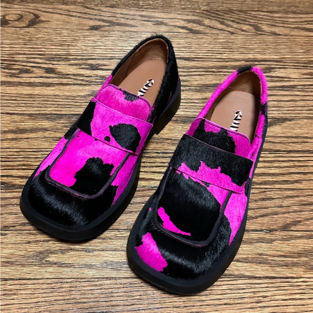 Pink CamperLab loafers
